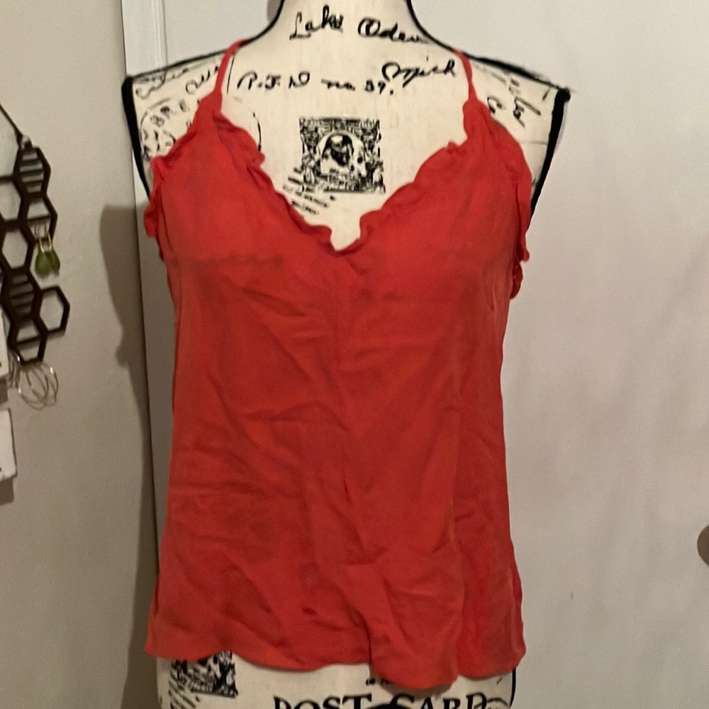 Rebecca Taylor silk racerback cami